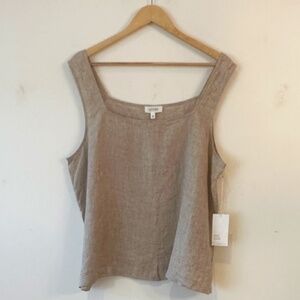 Haven Well Within Square Neck Linen Tank